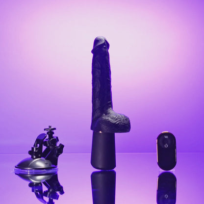 Patton-Rct Suction Cup Heating Remote Control Vibrating Dildo