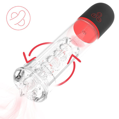 Air-2 Automatic Electronic Vibrator Male Masturbation Cup