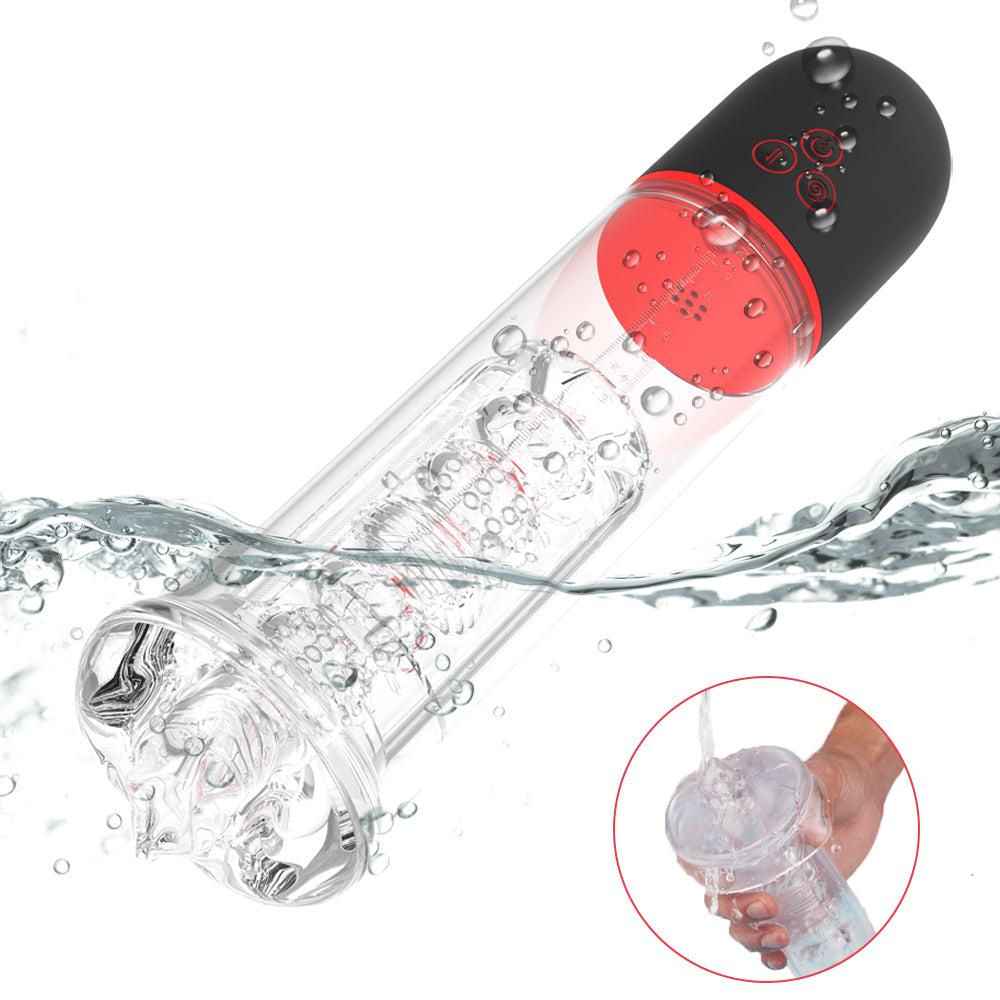 Air-2 Automatic Electronic Vibrator Male Masturbation Cup