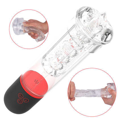 Air-2 Automatic Electronic Vibrator Male Masturbation Cup