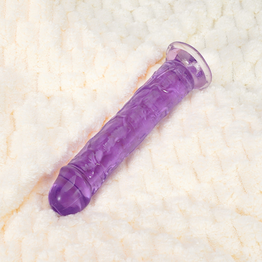 Lesfer Clear Suction Cup Dildo 8.5 Inch