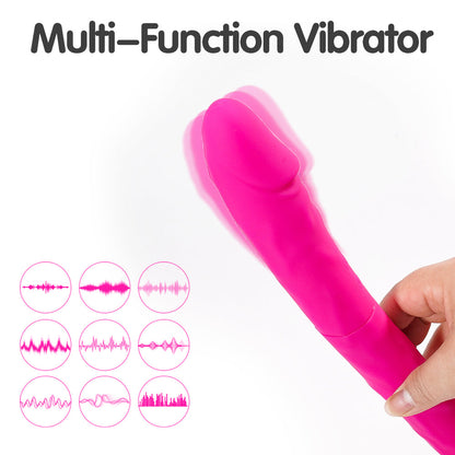 King 3 Double-Ended Vibrating Dildo 12 inch