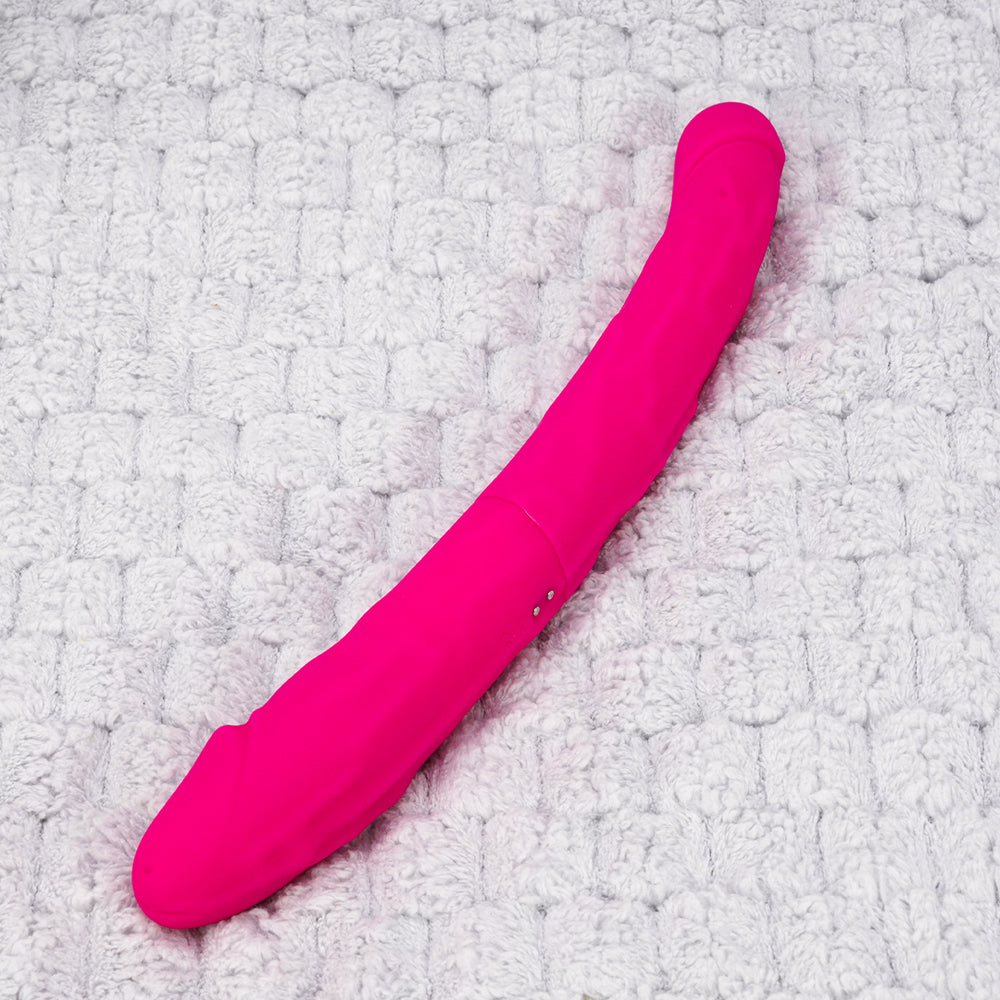 King 3 Double-Ended Vibrating Dildo 12 inch