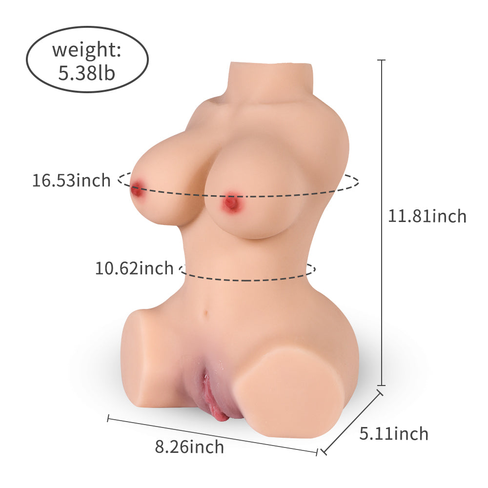 Little Beauty Doll Realistic Vagina, Ass and Tits Masturbator 5.38lbs