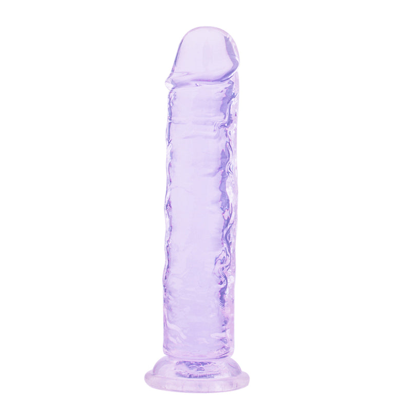 Lesfer Clear Suction Cup Dildo 8.5 Inch