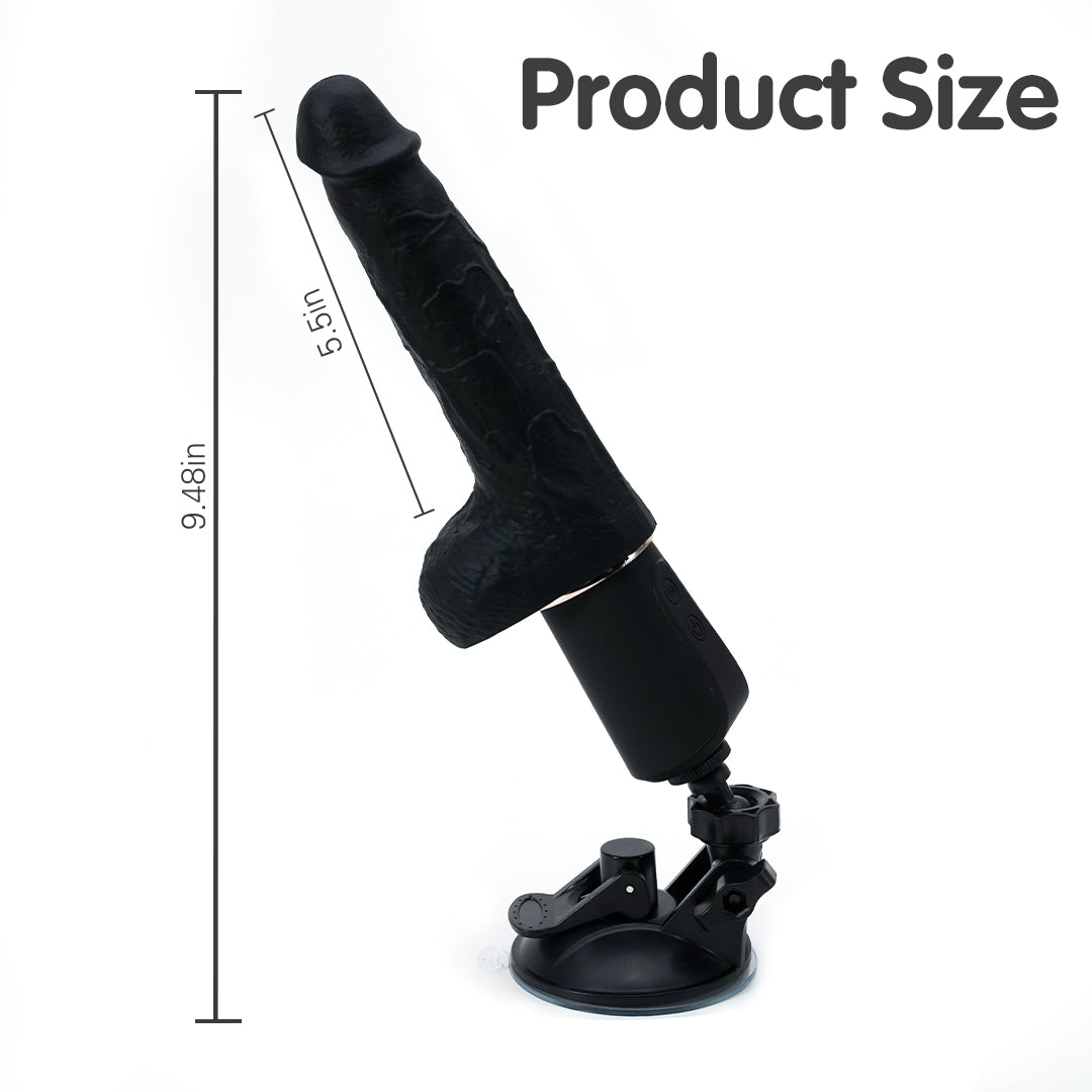 Patton-Rct Suction Cup Heating Remote Control Vibrating Dildo