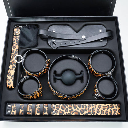 BDSM Luxury Bondage Set - Leopard