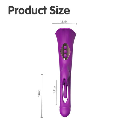 Tease Park 3-in-1 Tongue Clapping Vibrator